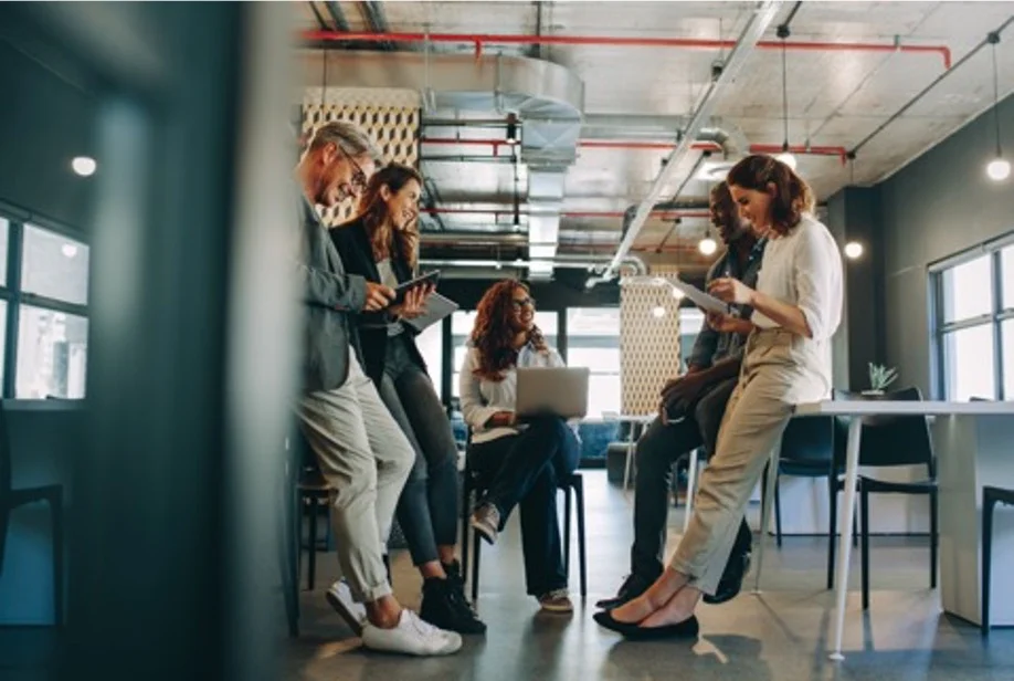 office workers collaborating