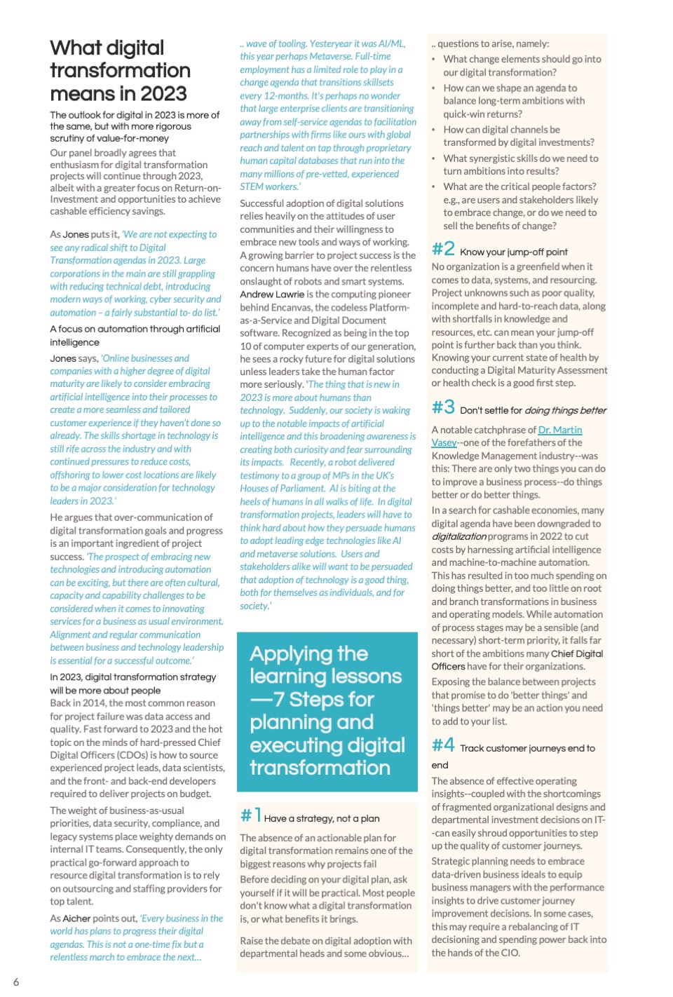 Digital Transformation Special Report 2023 - 6